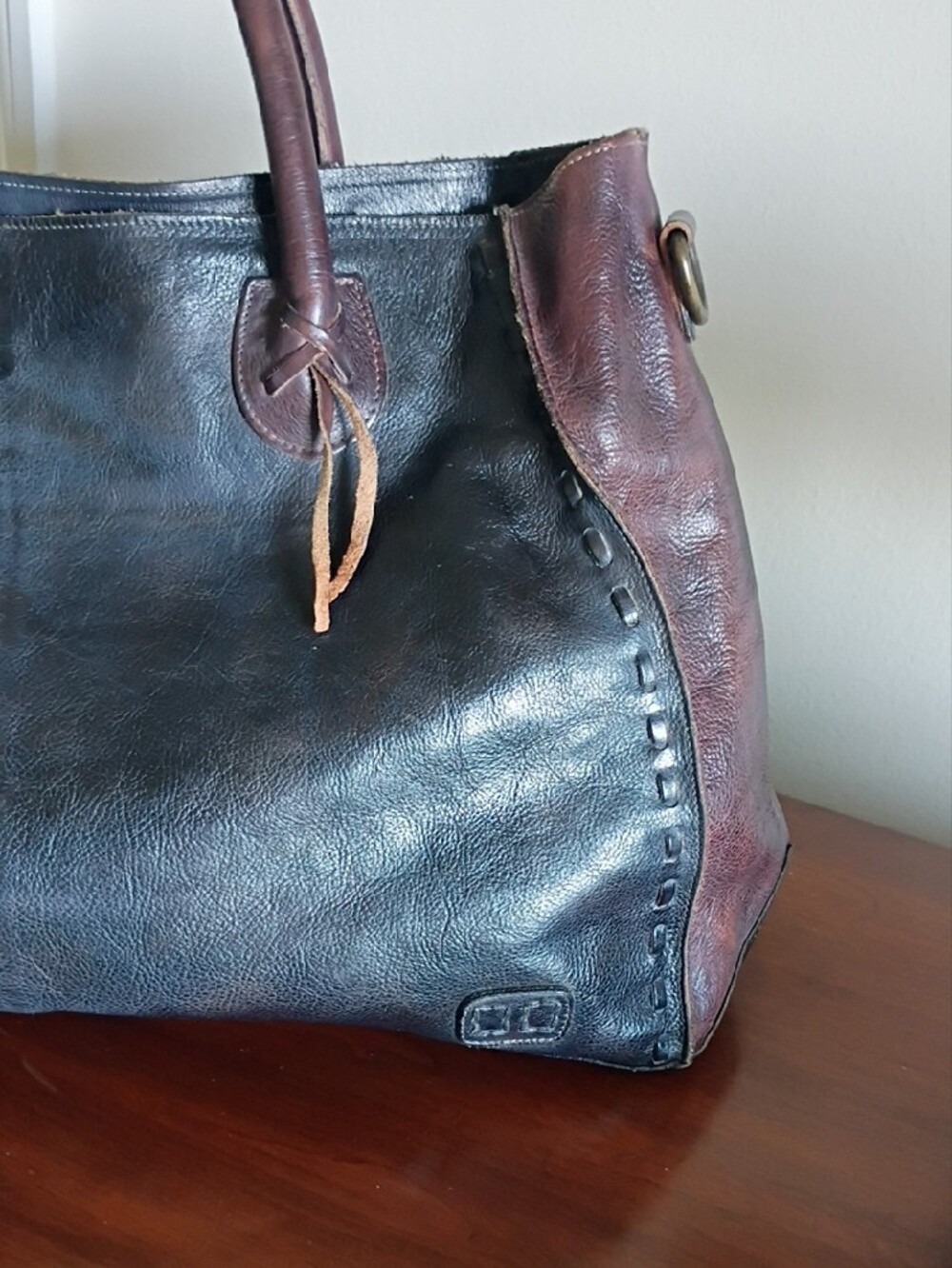 Bed Stu Rockaway Leather Satchel - Picture 2 of 12